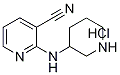 2-(3-哌啶基氨基)-3-吡啶甲腈盐酸盐 结构式