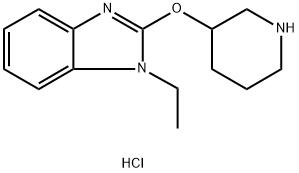 1-Ethyl-2-(piperidin-3-yloxy)-1H-benzoiMidazole hydrochloride, 98+% C14H20ClN3O, MW: 281.79