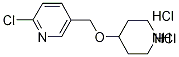2-氯-5-[(4-哌啶基氧基)甲基]吡啶盐酸盐 结构式