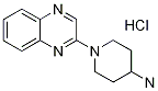 1-(2-喹喔啉基)-4-哌啶胺盐酸盐 结构式