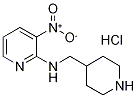 3-硝基-N-(4-哌啶甲基)-2-吡啶胺盐酸盐 结构式