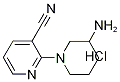 2-(3-氨基-1-哌啶基)-3-吡啶甲腈盐酸盐 结构式