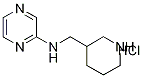 N-(3-哌啶基甲基)-2-吡嗪胺盐酸盐 结构式