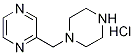 2-(1-哌嗪基甲基)吡嗪盐酸盐 结构式