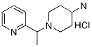 1-[1-(2-吡啶基)乙基]-4-哌啶胺盐酸盐 结构式