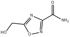 5-(羟甲基)-1,2,4-恶二唑-3-甲酰胺 结构式