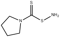1-Pyrrolidinecarbodithioic acid, azanyl ester 结构式