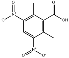 2,6-DIMETHYL-3,5-DINITROBENZOIC ACID 结构式