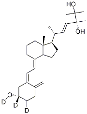 24,25-二羟基维生素D2-D3(非对映异构体混合物) 结构式