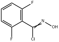 2,6-DIFLUORO-N-HYDROXYBENZENECARBOXIMIDOYL CHLORIDE 结构式