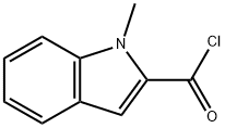 1-甲基-2-吲哚甲酰氯 结构式