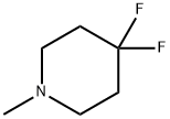 4,4-Difluoro-1-methylpiperidine 结构式