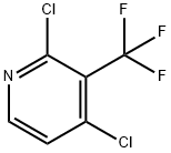 2,4-二氯-3-三氟甲基吡啶 结构式