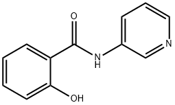 2-羟基-N-吡啶-3-基苯甲酰胺 结构式