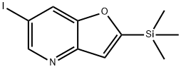 6-Iodo-2-(trimethylsilyl)furo[3,2-b]pyridine 结构式