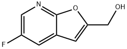 (5-氟呋喃并[2,3-B]吡啶-2-基)甲醇 结构式