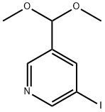 3-(二甲氧基甲基)-5-碘吡啶 结构式