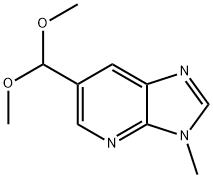 6-(DIMETHOXYMETHYL)-3-METHYL-3H-IMIDAZO[4,5-B]PYRIDINE 结构式