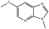 6-Methoxy-3-methyl-3H-imidazo[4,5-b]pyridine 结构式