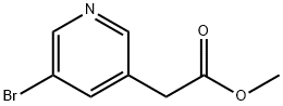 3-溴-5-吡啶乙酸 结构式