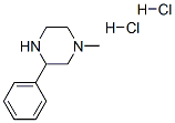 1-Methyl-3-PhenylPiperazine Dihydrochloride 结构式