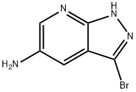 3-溴-1H-吡唑并[3,4-B]吡啶-5-胺 结构式