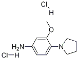 3-甲氧基-4-(1-吡咯烷基)苯胺二盐酸盐 结构式