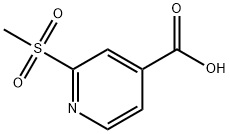 2-甲砜基-4-吡啶甲酸 结构式