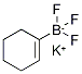 环己-1-烯-1-基三氟硼酸钾 结构式
