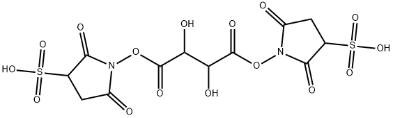 酒石酸二磺基琥珀酰亚胺酯 结构式