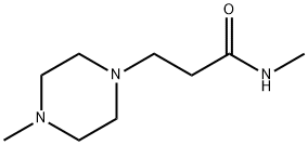 1-Piperazinepropanamide,N,4-dimethyl-(9CI) 结构式
