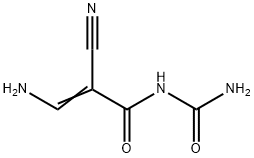 Urea,  (3-amino-2-cyanoacryloyl)-  (7CI,8CI) 结构式