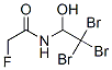 2-Fluoro-N-(2,2,2-tribromo-1-hydroxyethyl)acetamide 结构式