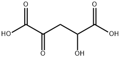 DL-4-羟基-2-酮戊二酸 结构式