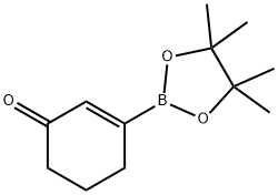 2-环己烯-1-酮-3-硼酸频那醇酯 结构式