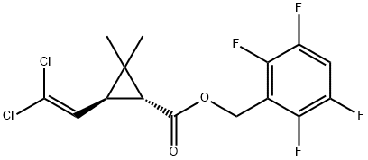 四氟苯菊酯 结构式