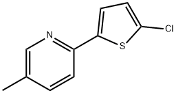 2-(5-Chloro-2-thienyl)-5-methylpyridine 结构式