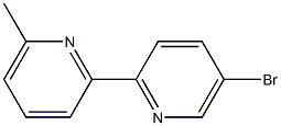 5-溴-6'-甲基-[2,2']联吡啶 结构式