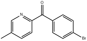 (4-溴苯基)(5-甲基吡啶-2-基)甲酮 结构式