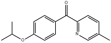 2-(4-Isopropoxybenzoyl)-5-methylpyridine 结构式