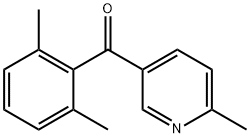 5-(2,6-Dimethylbenzoyl)-2-methylpyridine 结构式