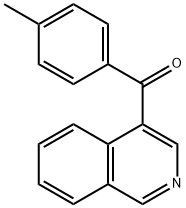 异喹啉-4-基(对甲苯基)甲酮 结构式