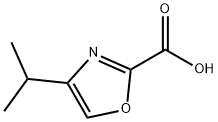 4-异丙基恶唑-2-羧酸 结构式