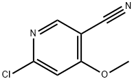 6-氯-4-甲氧基-3-氰基吡啶 结构式