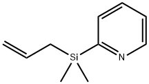2-(烯丙基二甲基硅基)吡啶 结构式