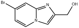 (7-溴咪唑并[1,2-A]吡啶-2-基)甲醇 结构式