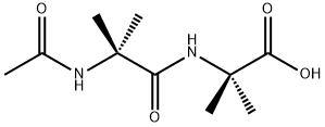 Alanine,  N-(N-acetyl-2-methylalanyl)-2-methyl-  (9CI) 结构式