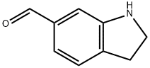 吲哚啉-6-甲醛 结构式