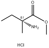(R)-2-氨基-2-甲基丁酸甲酯盐酸盐 结构式