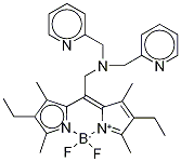 Di-(2-picolyl)aminomethyl BODIPY 结构式